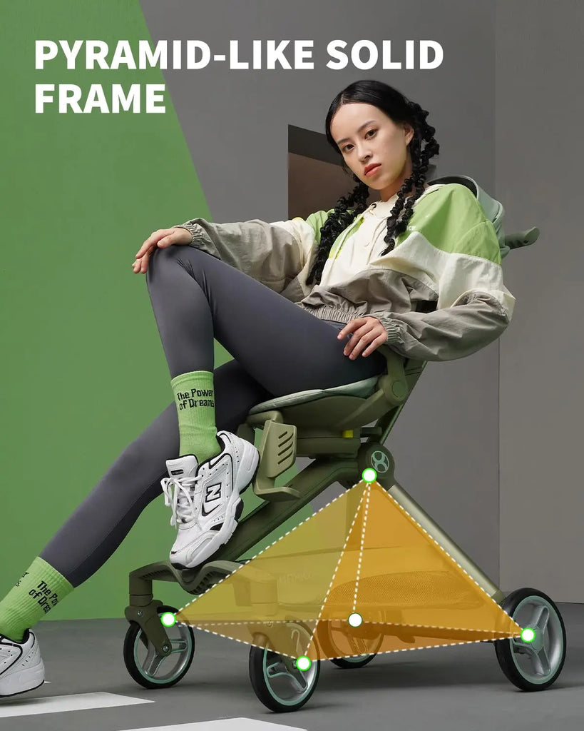 Baby Travel Stroller Mini ELF 2 Lightweight Baby Compact Stroller with 360° Reversible Seat Airplane Compatible Full Recline Erg
