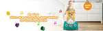 EDUCIRO 4-in-1 Baby Walker for Boys Girls, Sit to Stand Learning Walker, Baby Push Walker, Learning Push Toys for Baby