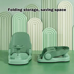 Toddler Bathtub Seat Toddler Shower Seat With Adjustable Backrest Portable Baby Bath Chair With Suction Cup Base Non-Slip Bath