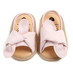 Adorable Baby Girl Sandals with Bowknot – Soft Non-Slip Sole Princess First Walker Shoes for Summer, Beach & Party