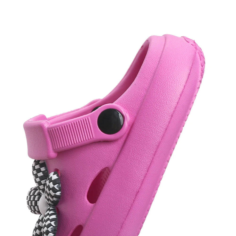 New Summer Kids Beach Slippers – Soft Anti-Slip Flower Garden Sandals for Boys & Girls, Lightweight Breathable Outdoor Shoes