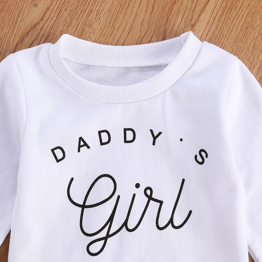 Adorable Toddler Girls Hoodies Sweet Mommy s Little Princess Graphic Print Crew Neck Sweaters for Fall Winter