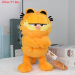 Original Garfield Family Plush Toys – Cute Cartoon Garfield & Odie Soft Stuffed Animals, Kawaii Peluche Dolls, Perfect Birthday Gifts for Kids & Fans