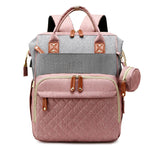 Portable Foldable Baby Travel Bed & Diaper Bag – Large Capacity Mommy Backpack with Changing Station & Infant Carrier (Fashionable & Lightweight)
