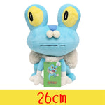 Pokemon Plush Toys – High-Quality Pikachu, Charmander, Squirtle & Bulbasaur Stuffed Dolls with Tag, Cute Anime Cartoon Gift for Kids & Fans