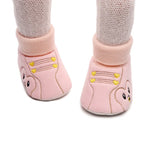 Adorable Animal Print Toddler Sneakers Soft Sole Slip-On Shoes for Baby Boys and Girls with Non-Slip Bottoms