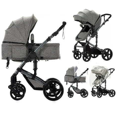 2-in-1 Lightweight Baby Stroller – Foldable Travel System for Newborn to Toddler | Comfort Ride & Free Shipping
