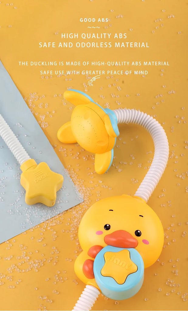 New Baby Bath Kids Toys Rainbow Shower Pipeline Yellow Ducks Slide Tracks Bathroom Educational Water Game for Children Gifts Toy