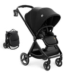 EMU Reversible Baby Stroller with Reversible Seat Full-Size Infant Stroller with Full Recline Cockpit Compact Foldable Pram Carr