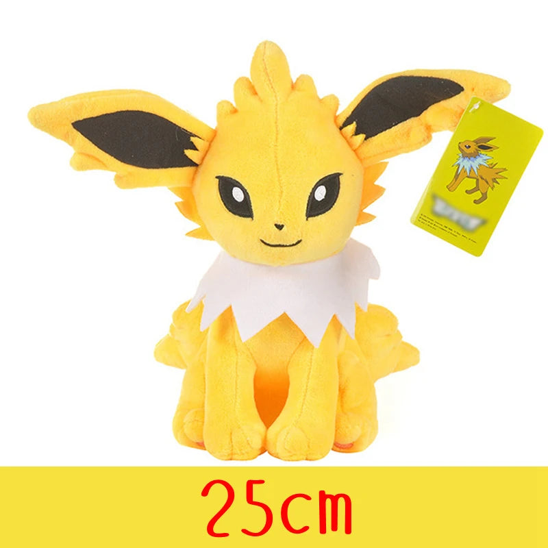 Pokemon Plush Toys – High-Quality Pikachu, Charmander, Squirtle & Bulbasaur Stuffed Dolls with Tag, Cute Anime Cartoon Gift for Kids & Fans