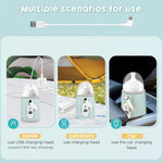Baby Nursing Bottle Heater Safe Insulated Bag USB Rechargeable Milk Water Warmer Cover For Infant Outdoor Traveling Accessories