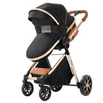 Lightweight 3-in-1 Baby Stroller with Isofix | High Landscape Travel System for Newborns to 6 Years