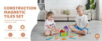 SucceBuy 32PCS Magnetic Tiles Building Blocks – STEM Educational Toys for Kids Ages 3–8 | Creative Sensory Stacking Set for Boys & Girls