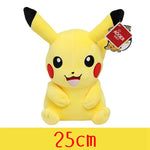 Pokemon Plush Toys – High-Quality Pikachu, Charmander, Squirtle & Bulbasaur Stuffed Dolls with Tag, Cute Anime Cartoon Gift for Kids & Fans