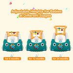 EDUCIRO 4-in-1 Baby Walker for Boys Girls, Sit to Stand Learning Walker, Baby Push Walker, Learning Push Toys for Baby