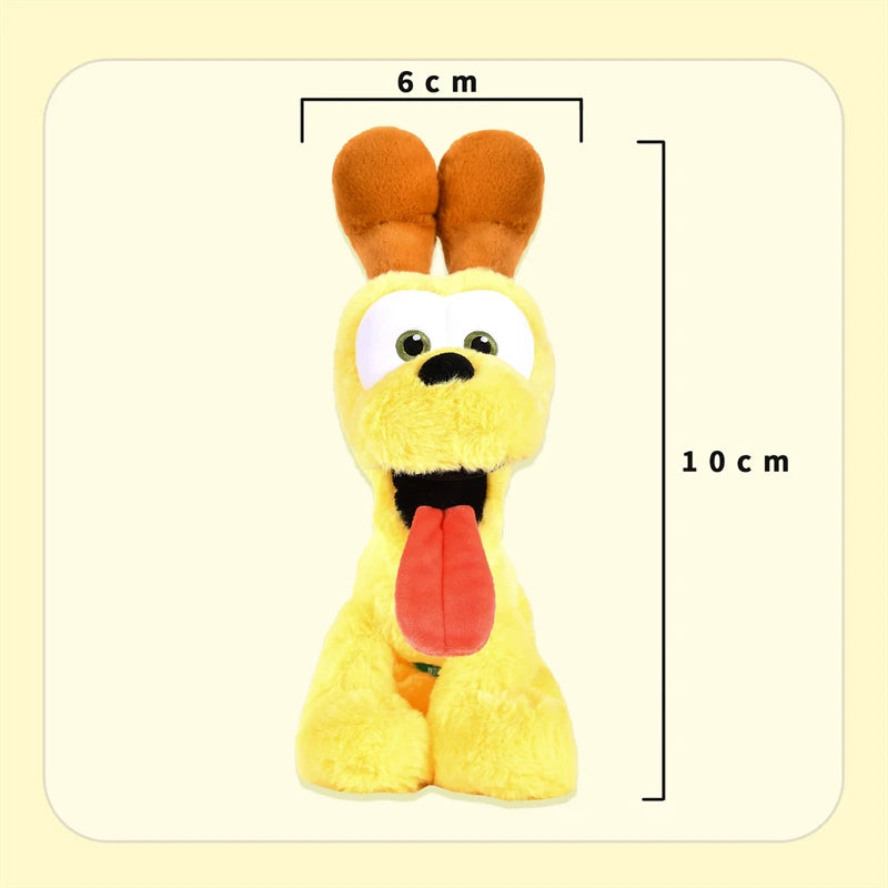 Original Garfield Family Plush Toys – Cute Cartoon Garfield & Odie Soft Stuffed Animals, Kawaii Peluche Dolls, Perfect Birthday Gifts for Kids & Fans