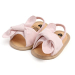 Adorable Baby Girl Sandals with Bowknot – Soft Non-Slip Sole Princess First Walker Shoes for Summer, Beach & Party