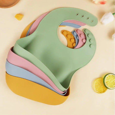 9Pcs Silicone Baby Feeding Set – Suction Bowl, Divided Plate, Bib, Fruit Feeder, Spoons, Forks, Sippy Cup & Utensils – BPA-Free Tableware Gift for Newborns & Toddlers