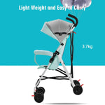 Ultra-Light Travel Stroller for Babies & Toddlers – One-Hand Fold, Airplane-Approved Umbrella Stroller, Compact & Lightweight