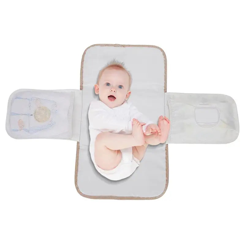 Portable Diaper Changing Pad Foldable Waterproof Washable Diaper Changing Pad Portable Soft Baby Changing Pad For Travel Or Home