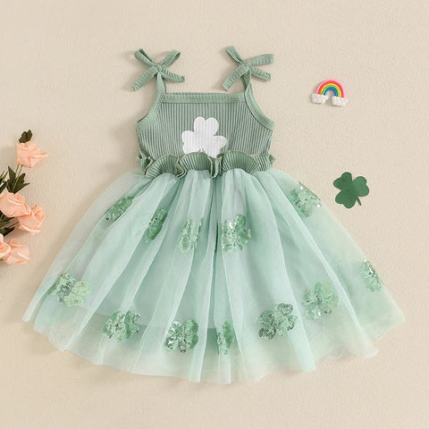 Baby Boy Irish Romper Suit with Clover Print – St. Patrick’s Day Short Sleeve Button-Up Outfit