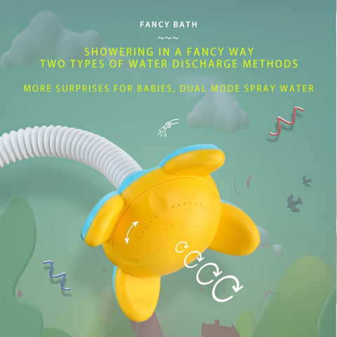 New Baby Bath Kids Toys Rainbow Shower Pipeline Yellow Ducks Slide Tracks Bathroom Educational Water Game for Children Gifts Toy
