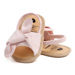 Adorable Baby Girl Sandals with Bowknot – Soft Non-Slip Sole Princess First Walker Shoes for Summer, Beach & Party
