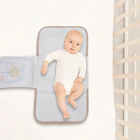 Portable Diaper Changing Pad Foldable Waterproof Washable Diaper Changing Pad Portable Soft Baby Changing Pad For Travel Or Home