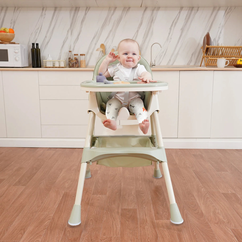 Portable Foldable Baby Dining Chair – Lightweight High Chair with Detachable Tray | Model 803C | Compact Feeding Seat for Infants & Toddlers