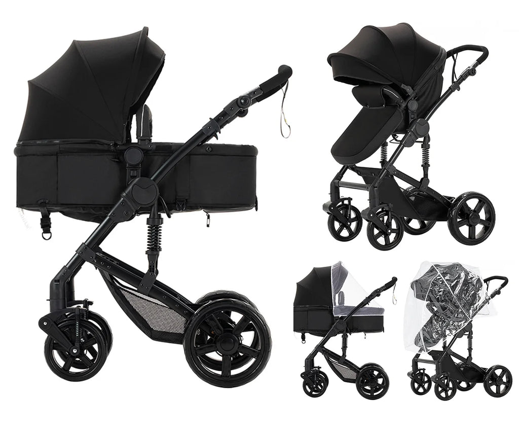 2-in-1 Lightweight Baby Stroller – Foldable Travel System for Newborn to Toddler | Comfort Ride & Free Shipping