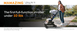 MAMAZING Ultra Air X Portable Baby Stroller 9.9lbs Carbon Fiber Frame with Safety Belt & Storage (BLUE)