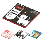 Visual Stimulation Flashcards Sensory Developmental Black White Card Brain Development Toys Black And White Cards For Kids Aged