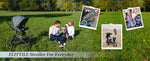 EMU Reversible Baby Stroller with Reversible Seat Full-Size Infant Stroller with Full Recline Cockpit Compact Foldable Pram Carr