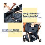 Lightweight 3-in-1 Baby Stroller with Isofix | High Landscape Travel System for Newborns to 6 Years