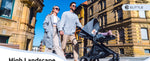 EMU Reversible Baby Stroller with Reversible Seat Full-Size Infant Stroller with Full Recline Cockpit Compact Foldable Pram Carr