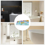 Baby Bath Mat Non Slip Cartoon Pattern Extra Long Kids Bathtub Mat 40 X 16 Inch Machine Washable Toddler Baby Bathtub Mat With