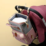 Portable Foldable Baby Travel Bed & Diaper Bag – Large Capacity Mommy Backpack with Changing Station & Infant Carrier (Fashionable & Lightweight)