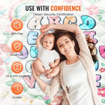 Extra Large Baby Play Mat 71x79 – Soft Reversible Foam Mat for Crawling, Tummy Time & Toddlers | Waterproof, Non-Toxic, Cushioned Play Area for Infants & Nursery Floor