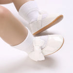 Adorable Baby Girls Bowknot Soft Sole Flats – Non-Slip First Walker Princess Shoes for Summer