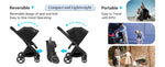EMU Reversible Baby Stroller with Reversible Seat Full-Size Infant Stroller with Full Recline Cockpit Compact Foldable Pram Carr