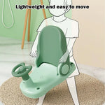Toddler Bathtub Seat Toddler Shower Seat With Adjustable Backrest Portable Baby Bath Chair With Suction Cup Base Non-Slip Bath