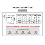 Kiddiezoom 4-Piece Fashion Cartoon Newborn Jumpsuit Set – 100% Cotton Baby Boys & Girls Summer Romper Outfit