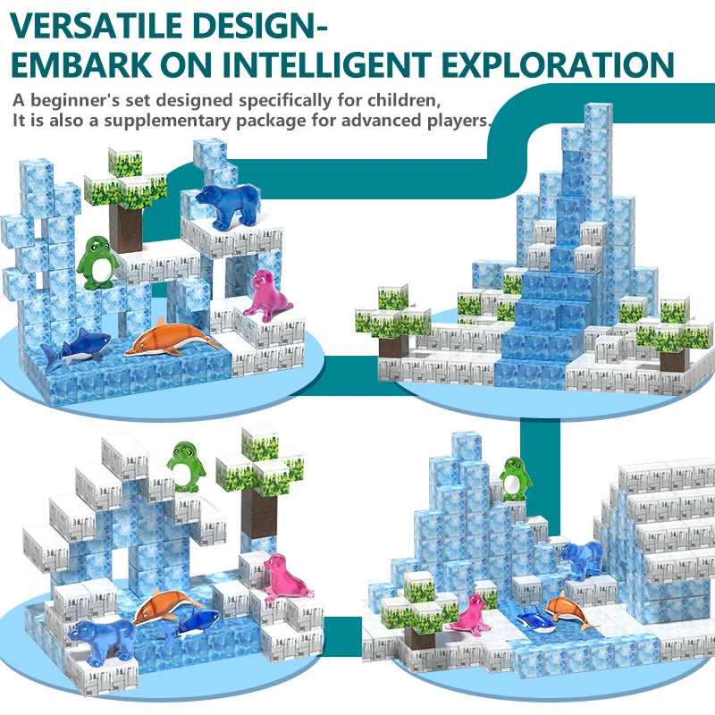 105PCS Magnetic Building Blocks for Kids – Creative STEM Educational Construction Set | Safe Sensory Toys for Ages 3+