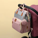 Portable Foldable Baby Travel Bed & Diaper Bag – Large Capacity Mommy Backpack with Changing Station & Infant Carrier (Fashionable & Lightweight)