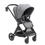 EMU Reversible Baby Stroller with Reversible Seat Full-Size Infant Stroller with Full Recline Cockpit Compact Foldable Pram Carr