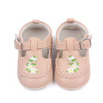 Cute Baby Girls Bowknot Mary Jane Shoes Comfortable PU Leather Non-slip First Walker Shoes for Toddler Princesses