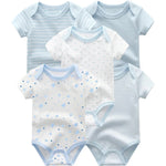 Unisex Newborn Baby Bodysuit Set – 19-Piece Cotton Bodysuits & Accessories for Boys & Girls