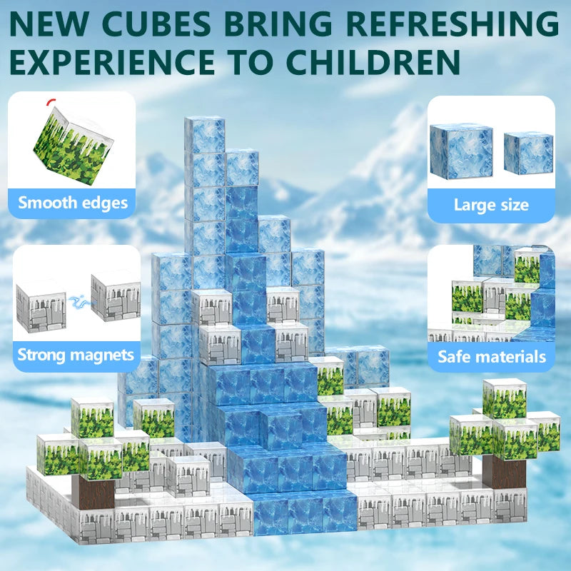 105PCS Magnetic Building Blocks for Kids – Creative STEM Educational Construction Set | Safe Sensory Toys for Ages 3+
