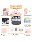 Diaper Bag Backpack With Changing Pad Pacifier Case, Baby Bag for Boy Girl Toddler Waterproof Travel Diaper Bag for Mom