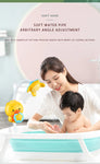 New Baby Bath Kids Toys Rainbow Shower Pipeline Yellow Ducks Slide Tracks Bathroom Educational Water Game for Children Gifts Toy